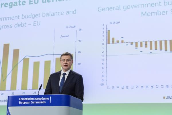 Press conference by Valdis Dombrovskis, European Commissioner, on the Spring 2025 Economic Forecast